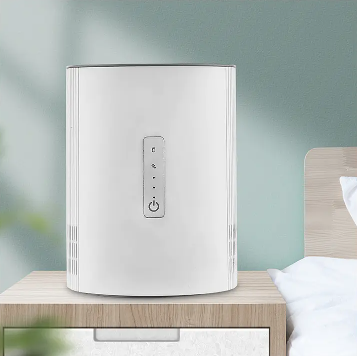 How does a hospital-grade wheeled air purification system achieve dynamic infection prevention and control?
